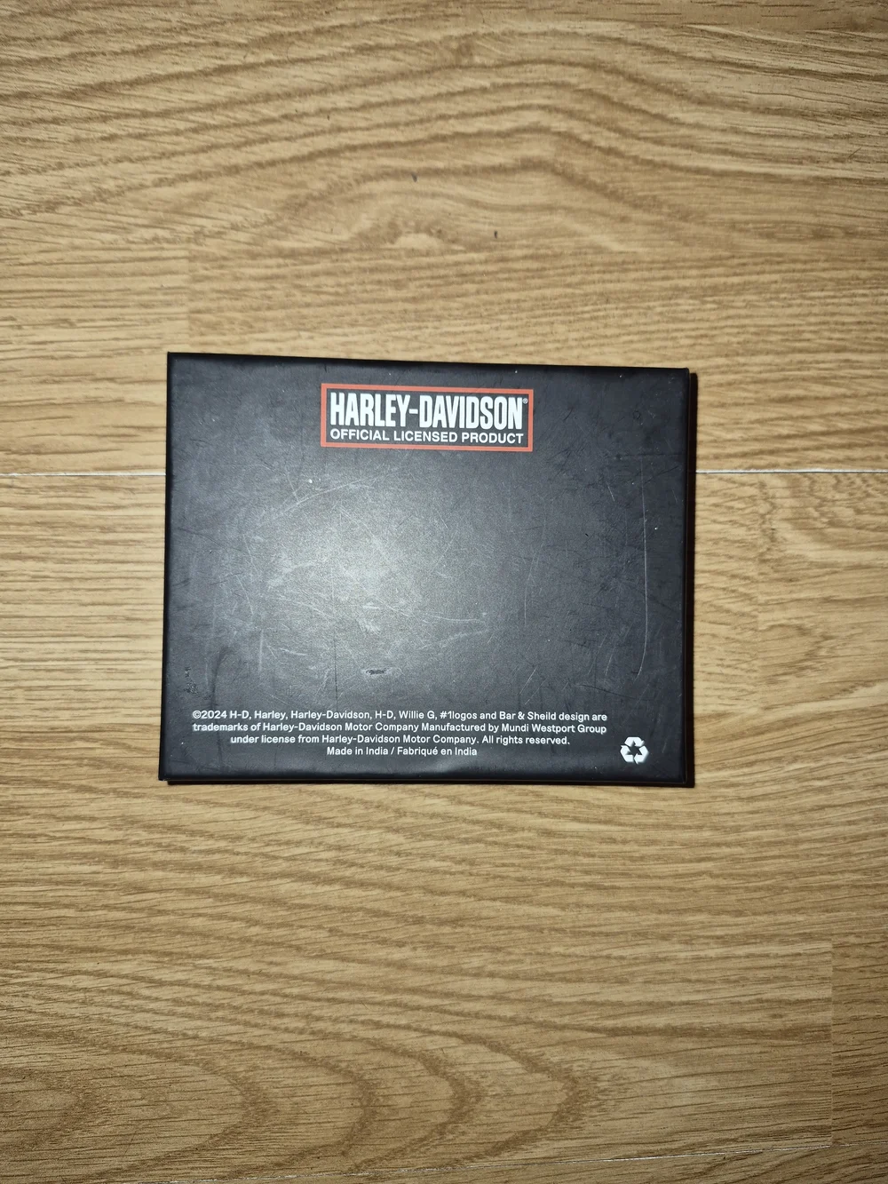 NWT Harley Davidson Mens genuine leather RFID blocking Wallet